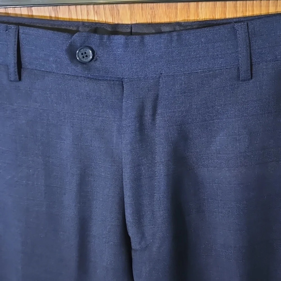 Alain Dupetit Men's Dress Pants Straight Leg Color: Slate Blue  Size 36W/42L - Picture 2 of 11